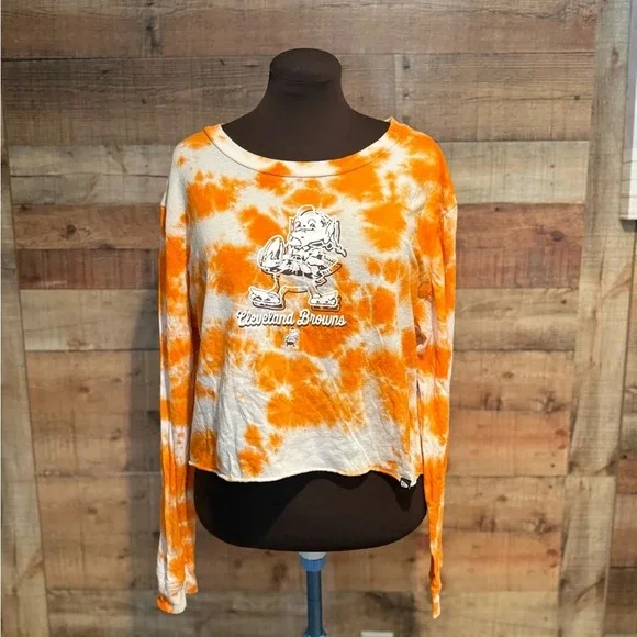 Cleveland Browns Women’s Crop Top - Picture 1 of 5